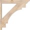 Ekena Millwork Merced Traditional Smooth Outlooker, Douglas Fir, 5 1/2"W x 32"D x 32"H OUT06X32X32MRC01SDF - alternate 4